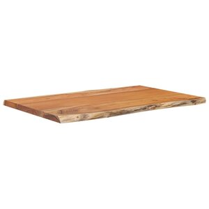 vidaXL Dessus de table 60x40x2 5 cm rectangulaire bois massif d'acacia