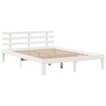 vidaXL Cadre de lit avec tiroirs sans matelas blanc 160x200 cm