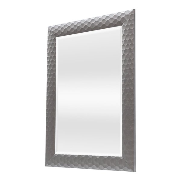 Miroir mural ocre rectangulaire 84 x 64 cm argenté 03_0007932