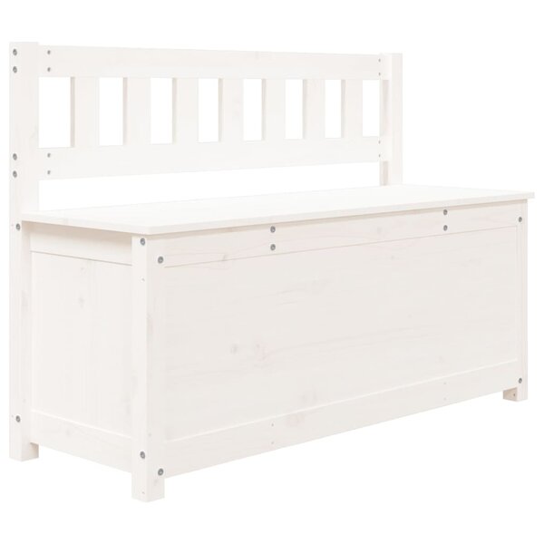 Banc banquette 110 x 41 x 76 5 cm bois de pin massif blanc 02_0010517