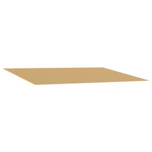 vidaXL Toile de rechange pour auvent Orange et Noir 400 × 350 cm