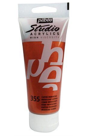 Peinture Studio Acrylique Tube Cuivre Iridescent 100 ml PÉBÉO