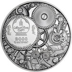 Pièce de monnaie en Argent 2000 Togrog g 93.3 (3 oz) Millésime 2021 Clockwork Evolution MECHANICAL LADYBUG