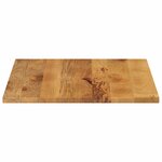 vidaXL Dessus de table 70x70x3 8 cm carré bois massif manguier