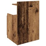 vidaXL Table de chevet avec 2 tiroirs en bois ancien 40 x 36 5 x 62 cm