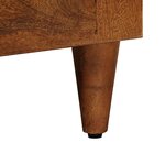vidaXL Cabinet de chevet Marron 40 x 33 x 46 cm Bois de mangue massif