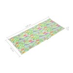 vidaXL Chaises de jardin lot de 2 et coussins à motif de feuilles Teck