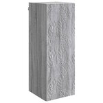vidaXL Armoire Murale Sonoma gris 33 x 34 5 x 90 cm Bois d'ingénierie