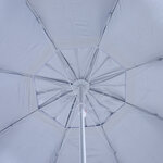 Parasol abri solaire contemporain protection upf 50+ sac transport fourni bleu marine
