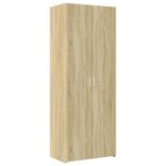 vidaXL Buffet haut chêne sonoma 70x42 5x185 cm bois d'ingénierie