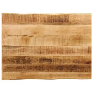 vidaXL Dessus de table bord vivant 70x60x2 5 cm bois de manguier brut
