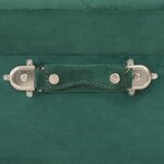 vidaXL Tabourets de rangement lot de 3 Vert Velours