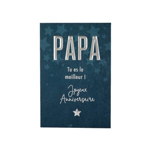 Carte De Voeux - Anniversaire - Papa Tu Es Le Meilleur !