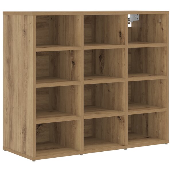 vidaXL Cabinet à chaussures avec étagère avec stockage chêne artisanal 103x30x51 cm