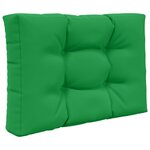 vidaXL Coussin de canapé d'extérieur Polyester Vert 60 x 60 cm
