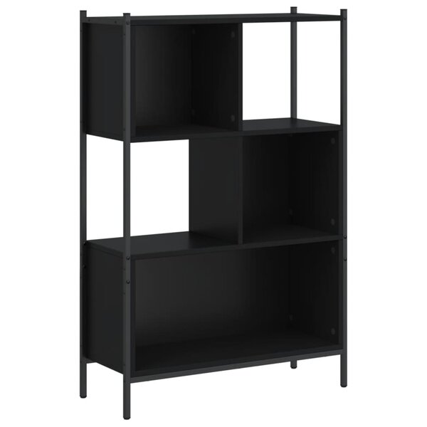 vidaXL Bibliothèque noir 72x28x109 cm bois d'ingénierie