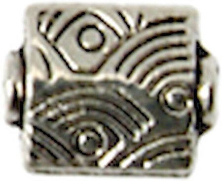 Perle métal Argenté 10 pièces