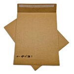 Lot de 10 pochettes à soufflets 30 mm 24 : 260 x 330 mm kraft 120 gr