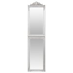 vidaXL Miroir sur pied Argenté 50x200 cm