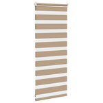 vidaXL Store zèbre marron sable largeur du tissu 50 9 cm polyester