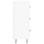 vidaXL Buffet blanc 34 5x34x90 cm bois d'ingénierie