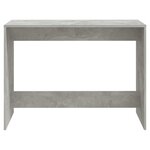 vidaXL Ensemble à manger 3 Pièces Gris béton Bois d'ingénierie