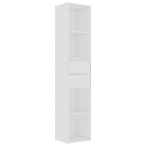 vidaXL Bibliothèque Blanc 36x30x171 cm Bois d'ingénierie