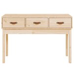 vidaXL Table console 114x40x75 cm Bois massif de pin