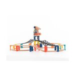 Circuit train double niveau électrique 60 Pièces