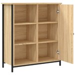 vidaXL Buffet chêne sonoma 70x30x80 cm bois d'ingénierie