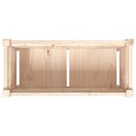 vidaXL Jardinières avec pieds 70x31x70 cm bois de pin massif
