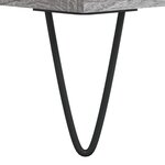 vidaXL Table de chevet sonoma gris 40x35x50 cm bois d’ingénierie