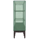 vidaXL Jardinière surélevée avec housse aspect rotin 160x40x140 cm