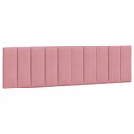 vidaXL Lit avec matelas rose 180x200 cm velours