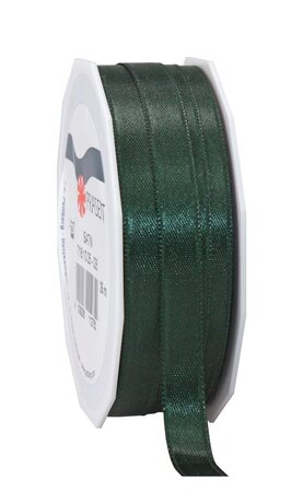 Satin double face 25-m-rouleau 10 mm vert sapin