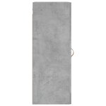vidaXL Armoire murale gris béton 34 5x34x90 cm
