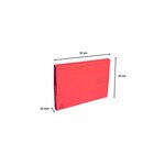 Paquet 10 chemises poche A4 FOREVER Rouge EXACOMPTA