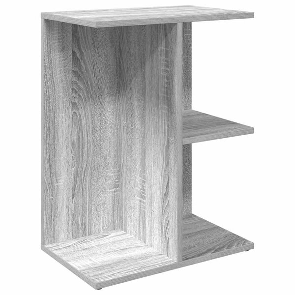 vidaXL Table de chevet sonoma gris 46 5x29x61 cm bois d'ingénierie