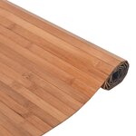 vidaXL Tapis rectangulaire naturel 100x200 cm bambou