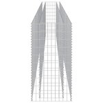 vidaXL Lit surélevé à gabion Acier galvanisé 450x50x100 cm