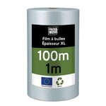 Pack And Move - Film À Bulle Recyclé - 1 X 100 M - Déménagement  Expédition Et Protection - Papier Bulle De Qualité