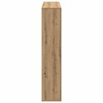 vidaXL Bibliothèque chêne artisanal 102x29x143 cm bois d'ingénierie