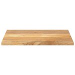 vidaXL Dessus de table 90x60x2 5 cm rectangulaire bois massif manguier