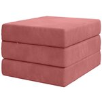 vidaXL Canapé-lit pliable 90 x 67 x 45 cm Rose