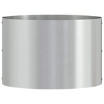 vidaXL Pots de jardin 5 Pièces Argent 30 x 30 x 20 cm Acier galvanisé