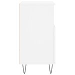 vidaXL Buffets 2 Pièces blanc bois d'ingénierie