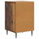 vidaXL Cabinet de chevet avec tiroir Bois ancien 43 x 41 x 66 5 cm
