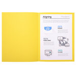 Pt 50 chemises FOREVER 180 jaune x 10 EXACOMPTA