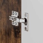 vidaXL Ensemble d'armoire de salle de bain TULUM Chêne fumé