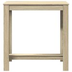 vidaXL Table de bar chêne sonoma 102x50x103 5 cm bois d'ingénierie